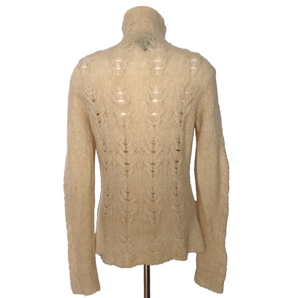 THEORY Lightweight Cable Knit Turtleneck Sweater - Picture 4 of 6